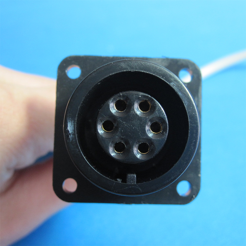 監(jiān)護儀配件 兼容邁瑞、金科威母座6針機心電導聯線機內線