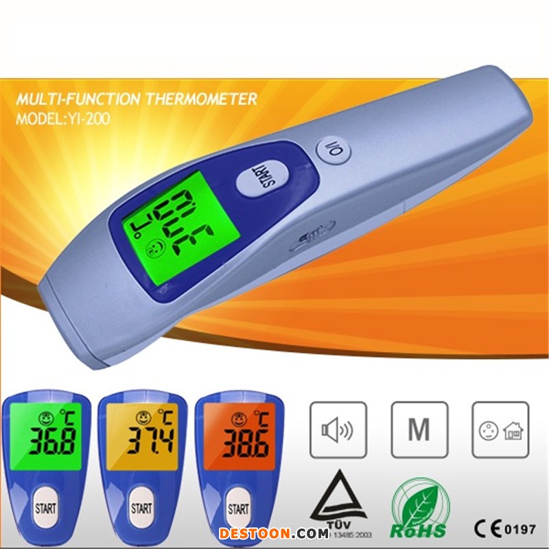 非接觸式紅外線體溫計_凝聚醫用/家用手持式紅外溫度計