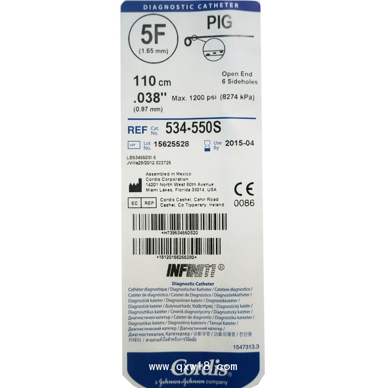 強生Cordis造影導(dǎo)管