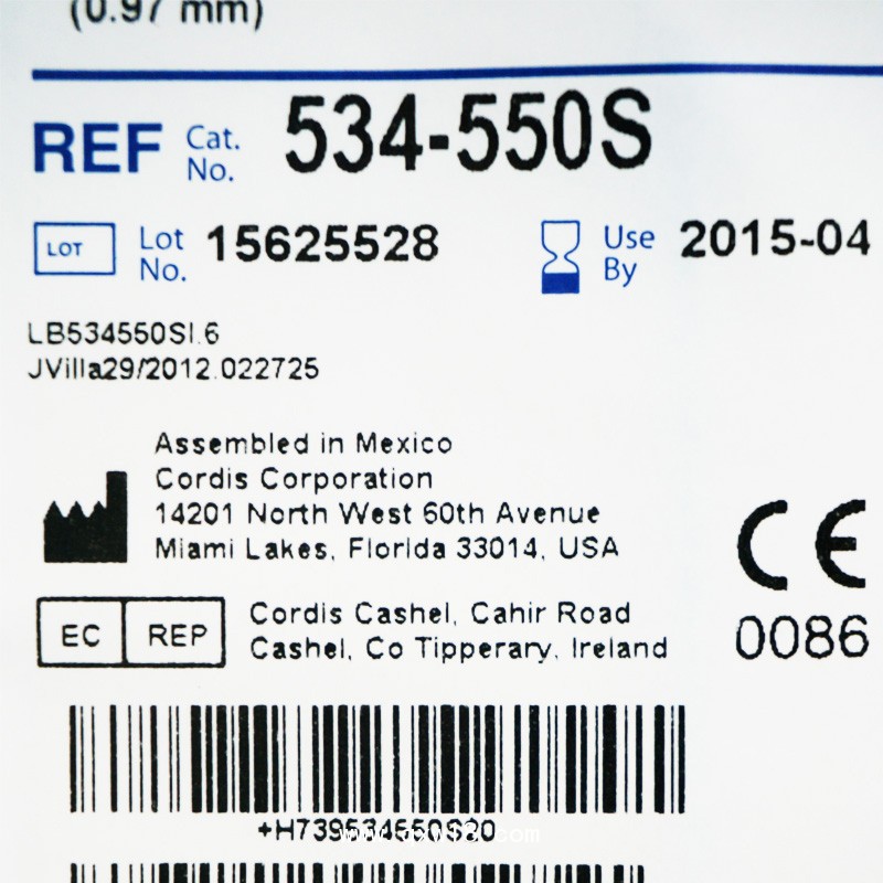 強生Cordis造影導(dǎo)管