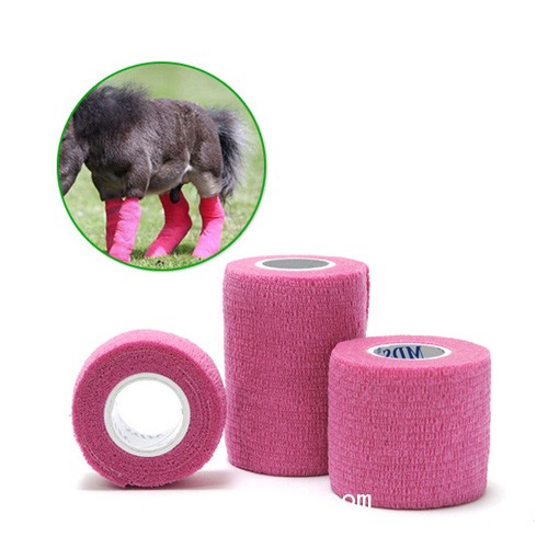 美迪邦|5cm*4.5m|寵物專(zhuān)用繃帶|無(wú)紡布自粘彈性繃帶