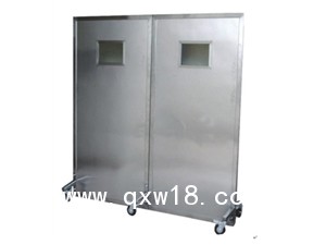 X射線防護鉛屏風制造，移動輪帶剎車裝置