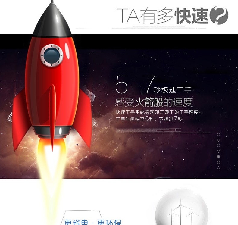 AIKE艾克高速干手器  不銹鋼干手機(jī)AK2800圖片六