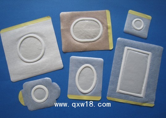 廠家生產(chǎn)供應(yīng)膏藥布 加膜加圈無紡布膏藥布