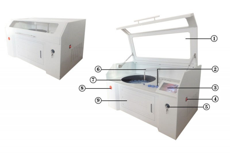 全自動液基細(xì)胞制片染色機(jī)