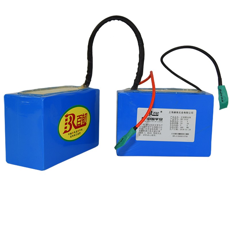 百韌大容量伊凱輪椅車24V20AH 老年人殘疾人代步車鋰電池