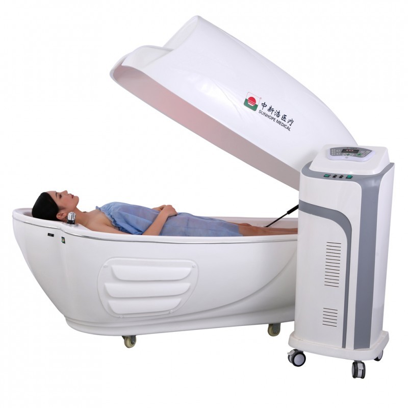 新浩牌綜合理療平躺/半躺型中藥熏蒸設(shè)備中藥熏蒸機(jī) 汗蒸艙