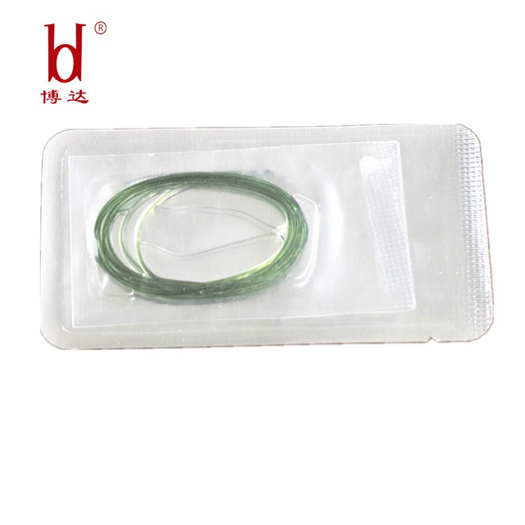 博達可吸收性外科縫線埋線用90厘米長不帶針綠色醫(yī)用羊腸線