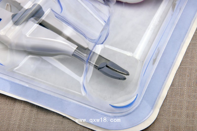 柯惠腹腔鏡開口鉗、彎形小鉗口開放手術(shù)閉合分割器LF1212