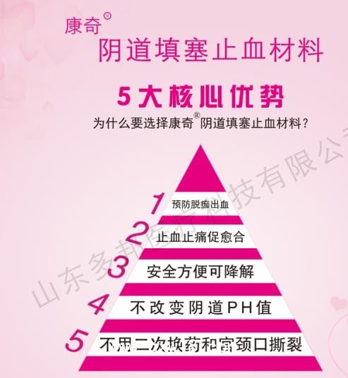 可降解宮頸止血材料