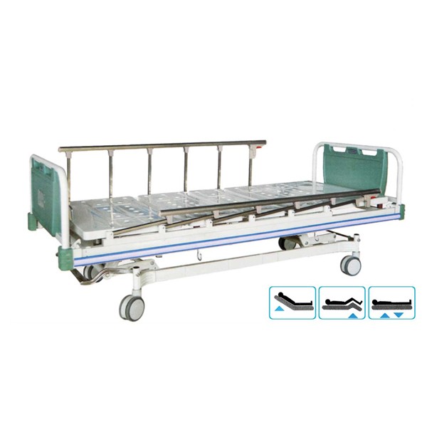 銘泰手動三搖護(hù)理病床S3系列手動病床，手搖式病床，三搖病床