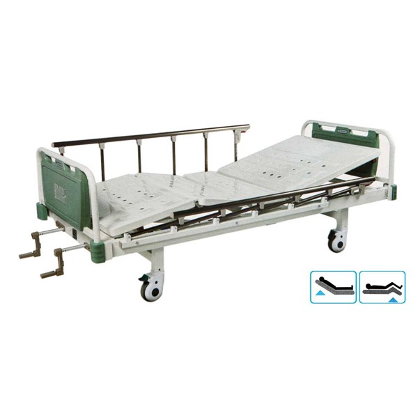 銘泰手動(dòng)雙搖護(hù)理病床S2系列手動(dòng)病床，手搖式病床，雙搖病床
