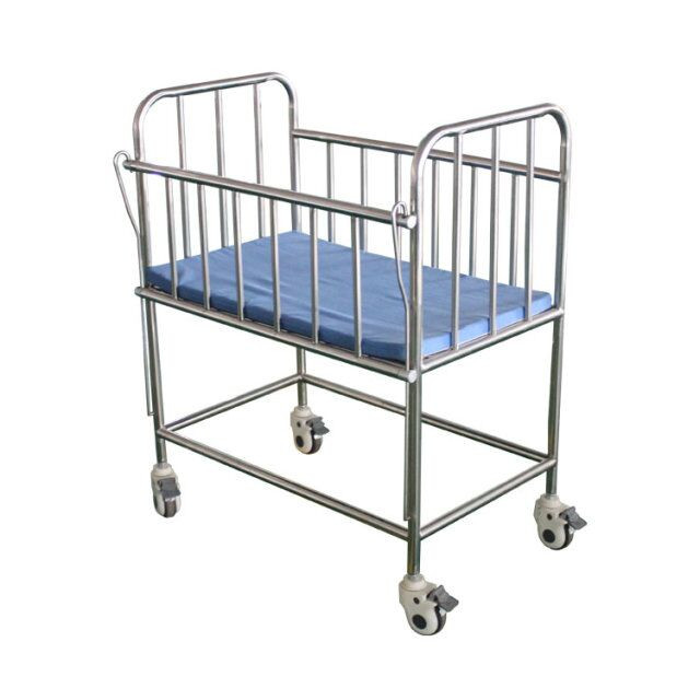 嬰兒車升降防傾斜防溢奶月子中心醫(yī)用手推嬰兒床