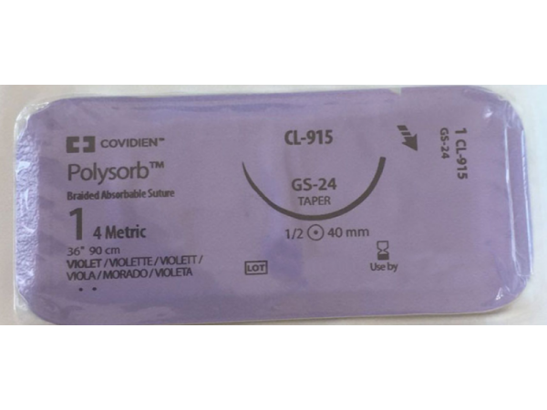 美國(guó)柯惠合成可吸收性外科縫線(xiàn)(帶針)CL915