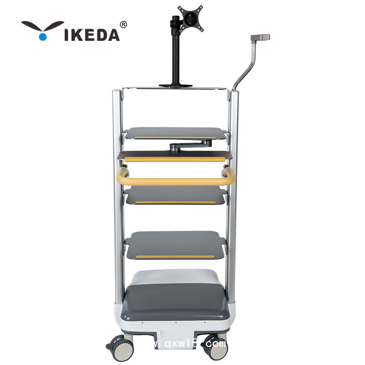 YKD-2002多層醫(yī)用臺車鋁合金設(shè)備車醫(yī)用推車設(shè)備操作臺