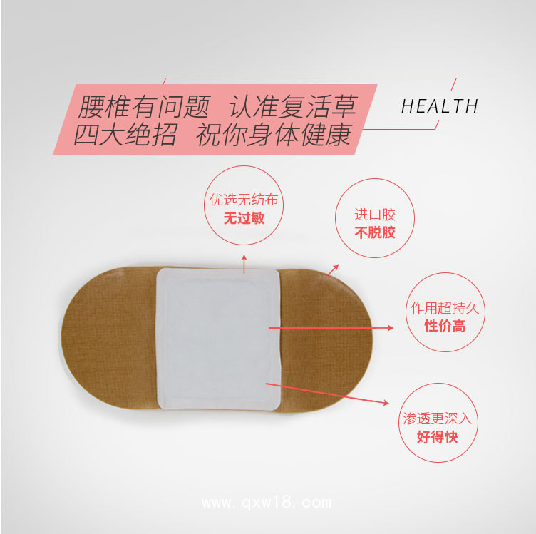 復(fù)活草  腰椎熱敷貼_腰間盤(pán)突出_肌肉勞損_軟組織損傷