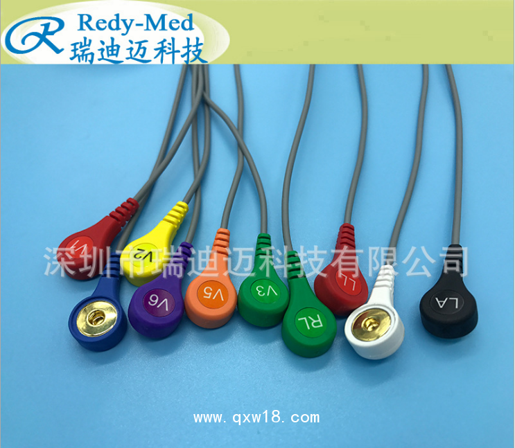 谷山豐動態(tài)心電導(dǎo)聯(lián)線 動態(tài)心電記錄盒心電導(dǎo)聯(lián)線 12導(dǎo)