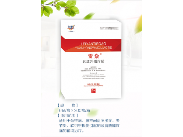 遠紅外磁療貼——雷焱