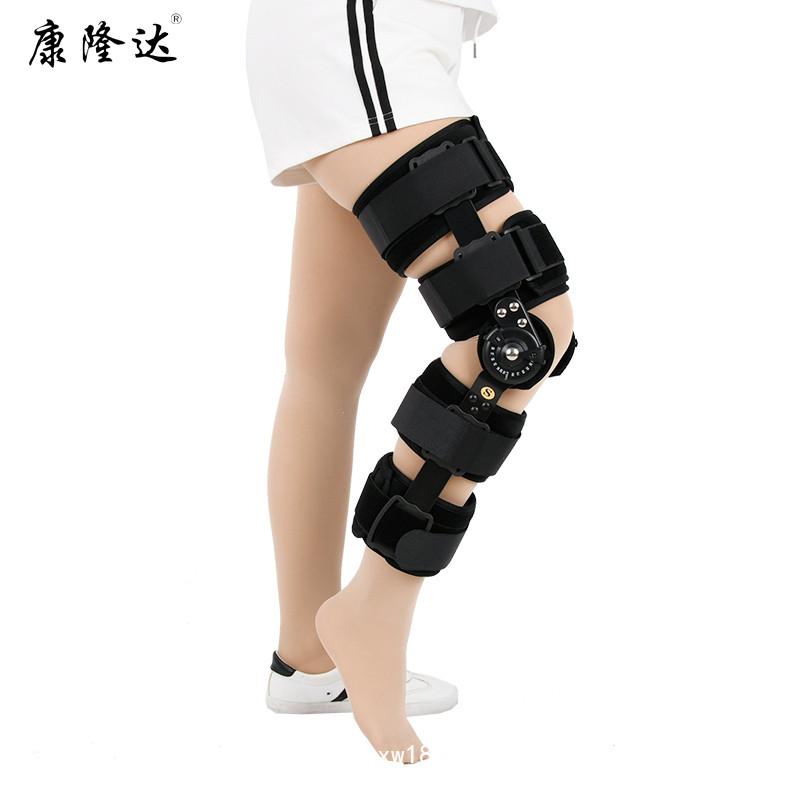可調(diào)式膝關節(jié)固定支具 髕骨骨折 小腿骨折 膝蓋矯正器