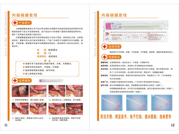 邦達(dá)BD13008腹腔鏡免打結(jié)內(nèi)窺鏡圈套線