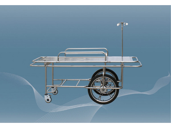 欣雨辰醫(yī)療 YC-J02不銹鋼兩大兩小輪擔架車 不銹鋼醫(yī)用車
