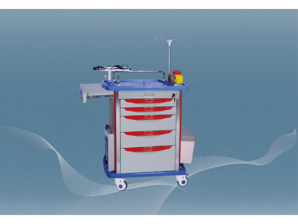 欣雨辰 C5ABS彩色急救車II型 ABS醫(yī)用推車 搶救車