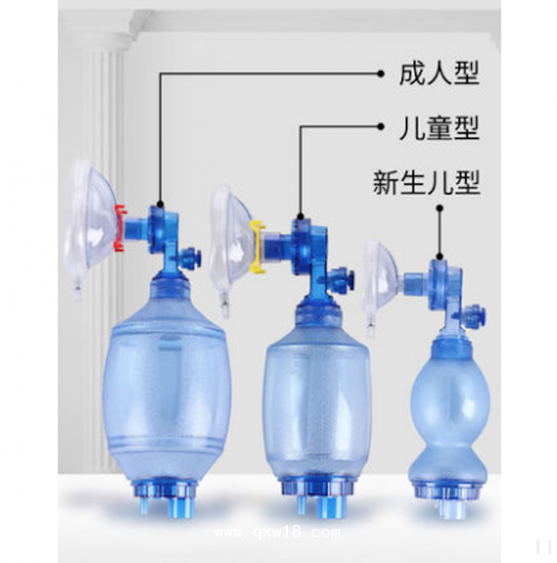 簡(jiǎn)易呼吸器 硅膠人工呼吸器 醫(yī)用復(fù)蘇氣囊手動(dòng)按壓球囊