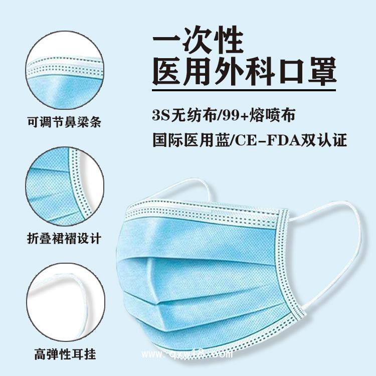 醫(yī)用外科口罩/口罩生產(chǎn)廠家/口罩出口