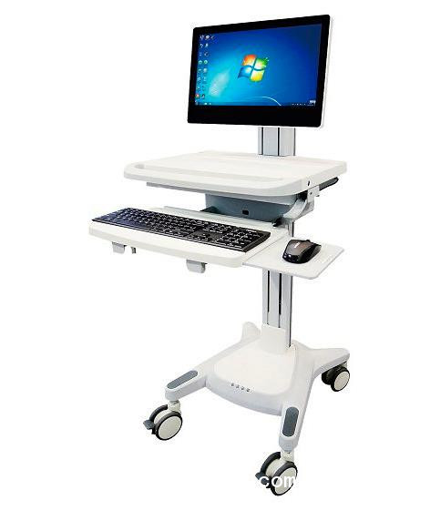 移動查房車，移動護理工作站。遠程醫(yī)療臺車。