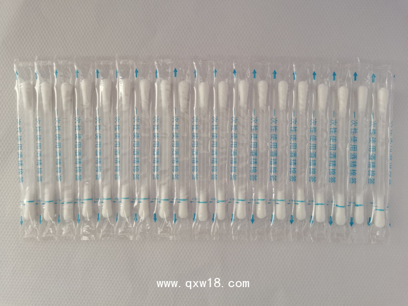 OEM貼牌代工/一次性使用酒精棉簽/酒精棉棒/酒精棉片