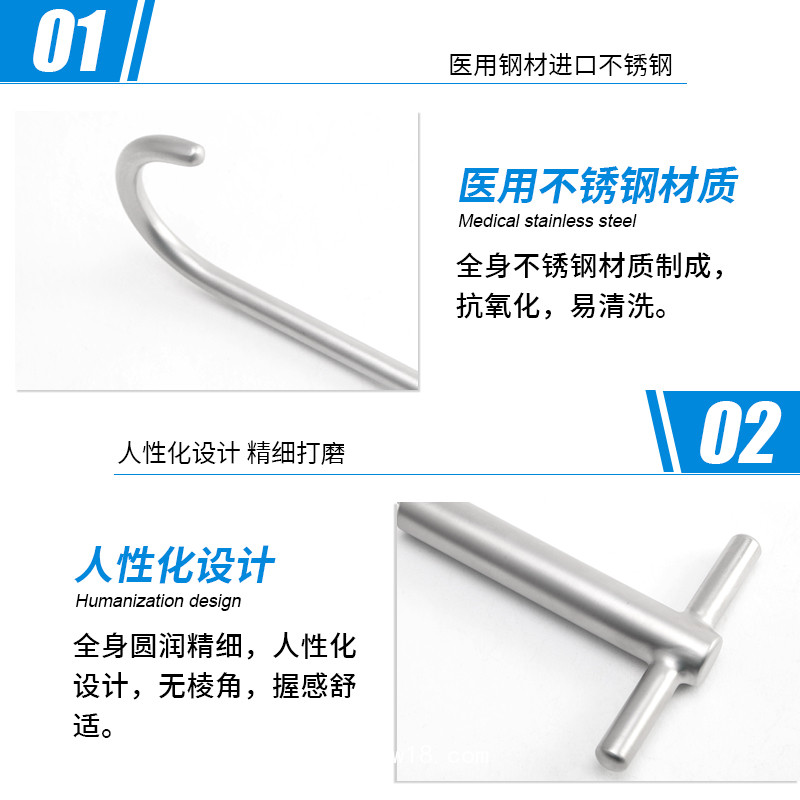骨科髖關(guān)節(jié)復(fù)位拉鉤 醫(yī)用骨鉤不銹鋼直型髖關(guān)節(jié)復(fù)位拉鉤手術(shù)拉鉤