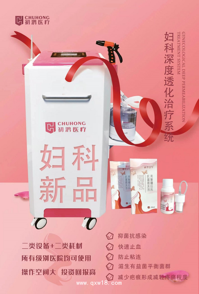 初鴻超聲波臭氧霧化婦科治療儀婦科臭氧沖洗治療儀醫(yī)用臭氧