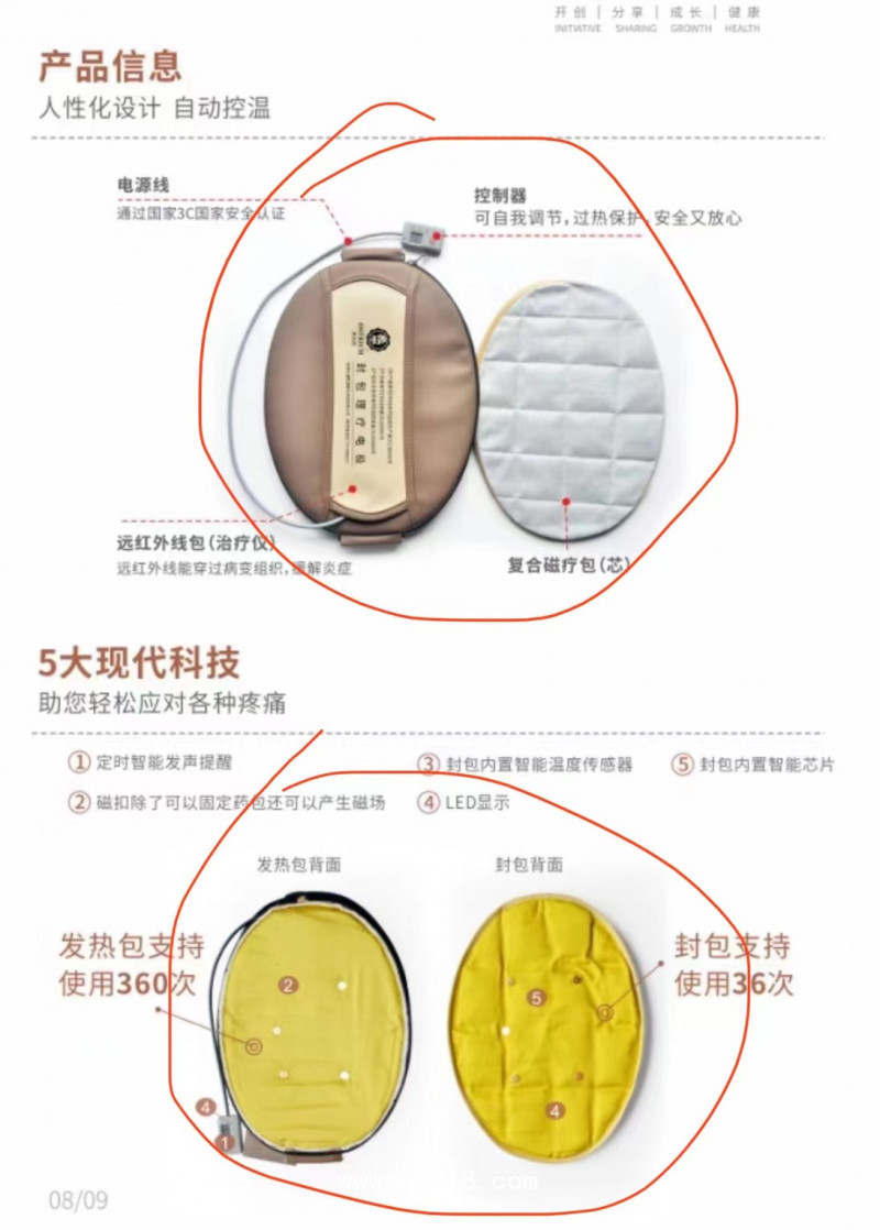 中藥封包理療電極