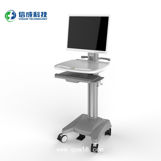 高品質(zhì)定制呼吸機醫(yī)療推車醫(yī)用氧氣瓶運輸四輪手推車移動醫(yī)療站