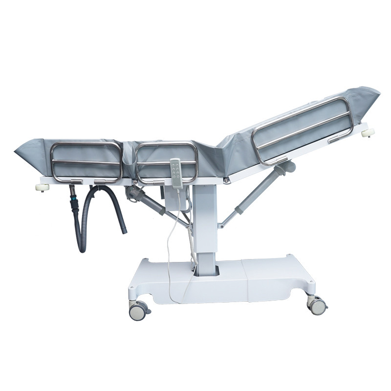 三折式電動(dòng)升降沐浴推床醫(yī)用清洗床洗澡床
