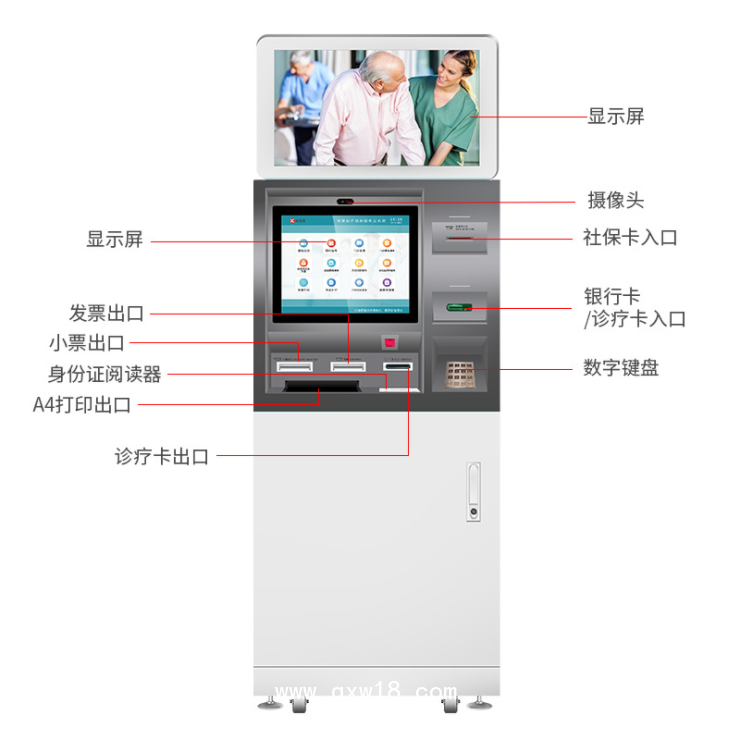 醫(yī)院自助終端機(jī)綜合業(yè)務(wù)辦理機(jī)查詢掛號(hào)一體機(jī)智能電子沙盤