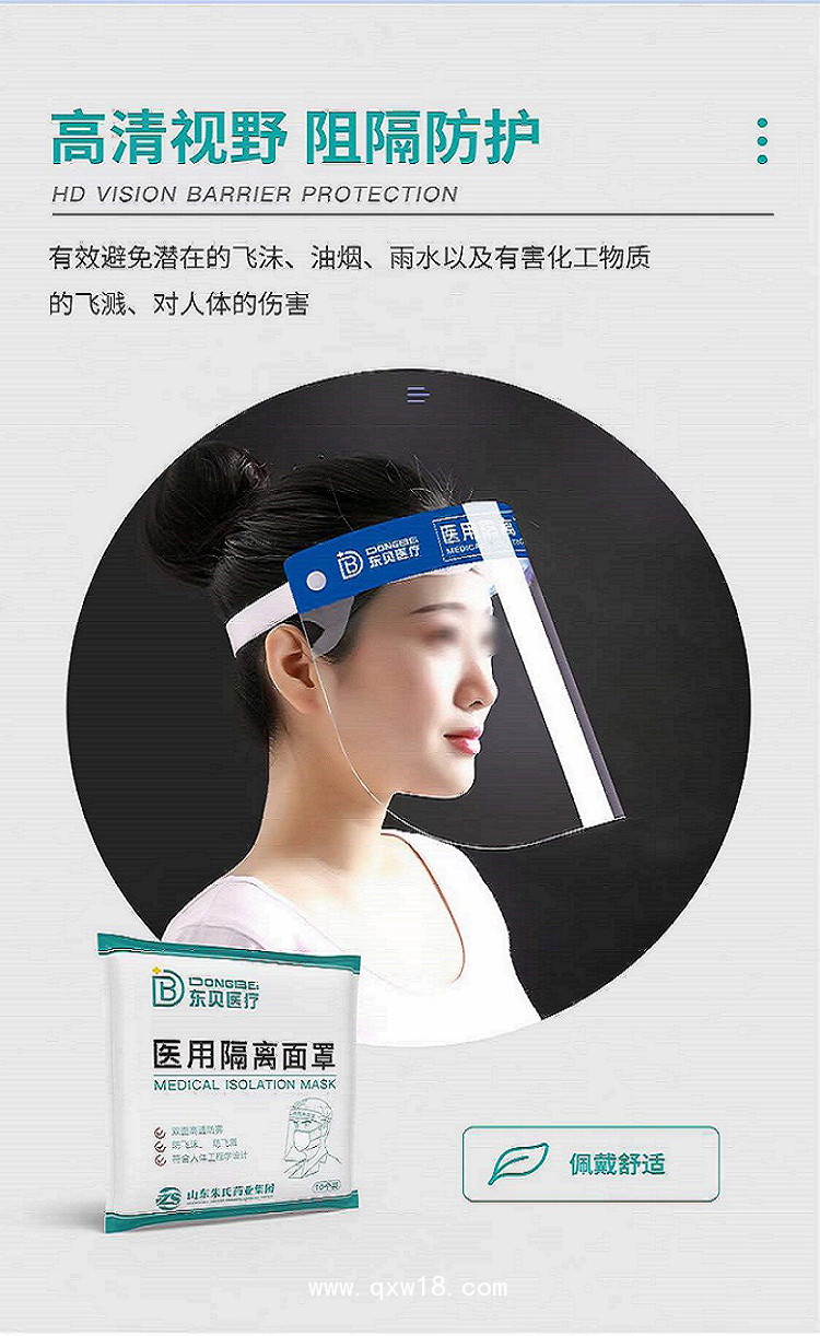 醫(yī)用隔離面罩