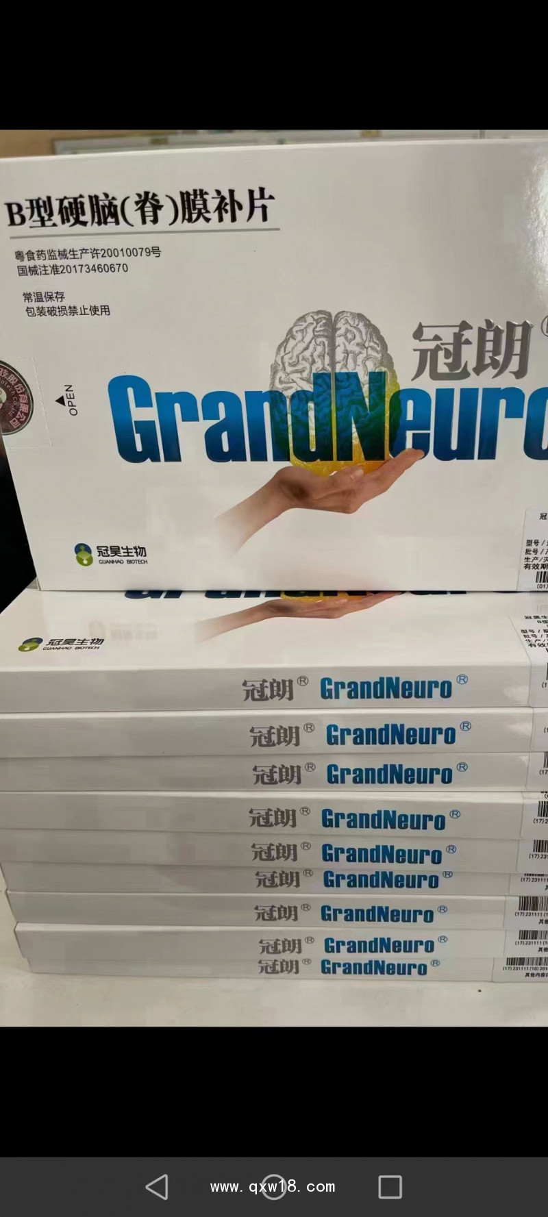 冠昊B型硬腦（脊）膜補(bǔ)片