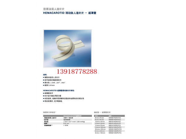 邁柯唯人造血管補(bǔ)片