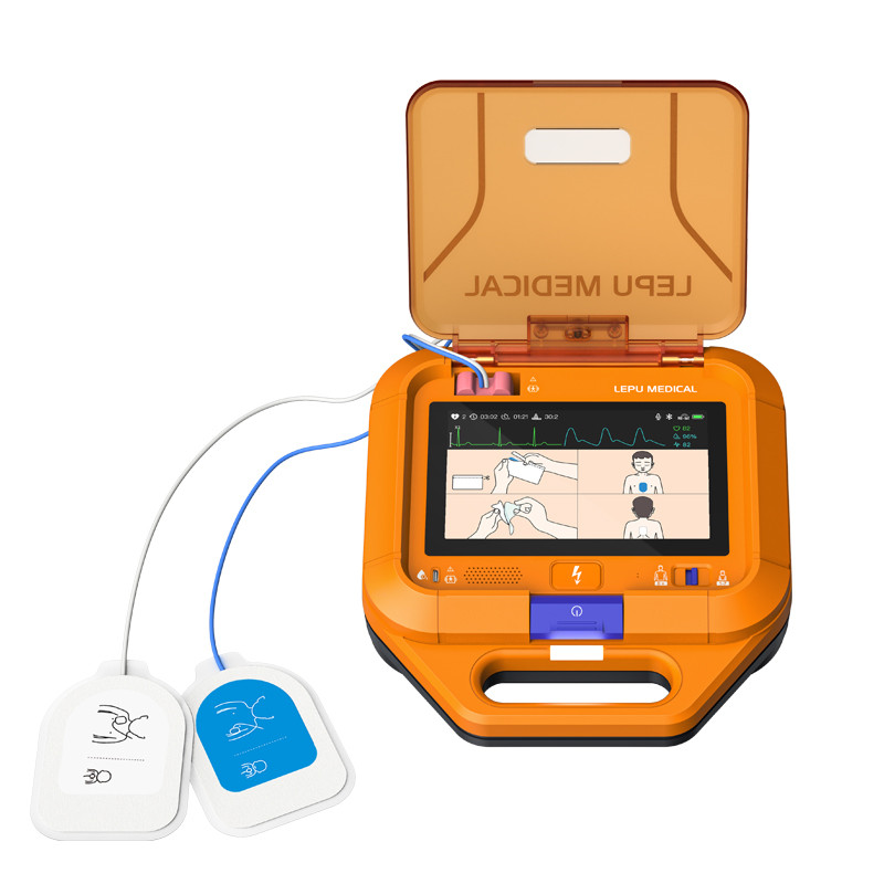 半自動(dòng)體外除顫器 車(chē)載除顫急救設(shè)備 樂(lè)普AED動(dòng)體外除顫儀 B100
