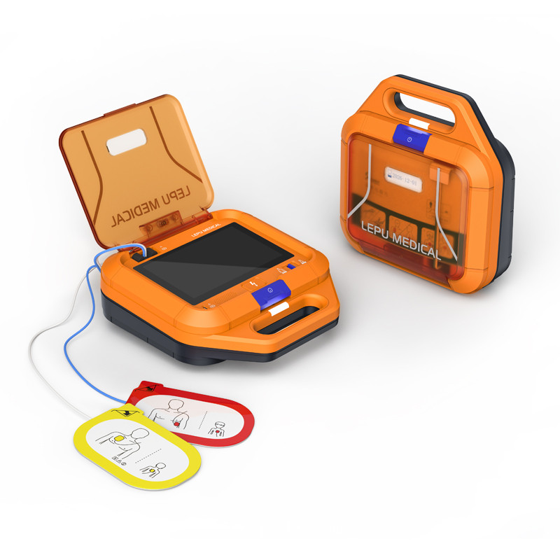 半自動(dòng)體外除顫器 車(chē)載除顫急救設(shè)備 樂(lè)普AED動(dòng)體外除顫儀 B100