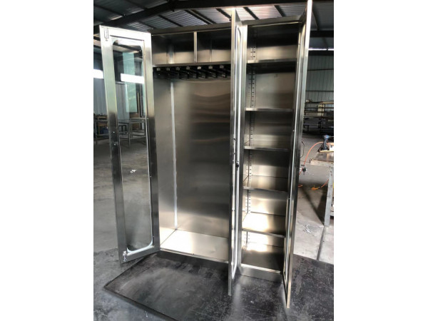 山東欣雨辰醫(yī)療 不銹鋼導管柜 可定制不銹鋼推車櫥柜