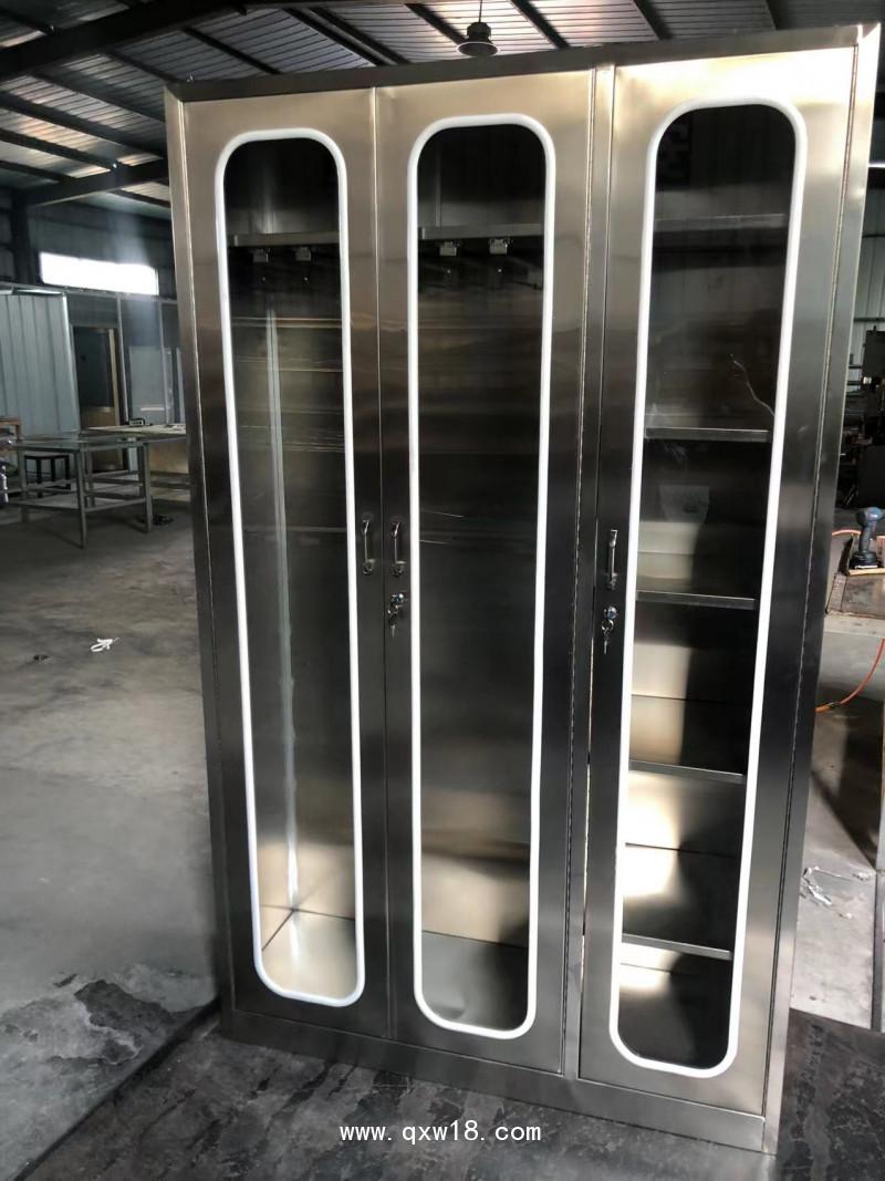 山東欣雨辰醫(yī)療 不銹鋼導管柜 可定制不銹鋼推車櫥柜