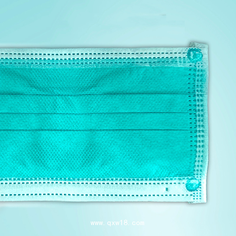 康民 一次性使用醫(yī)用外科口罩（豆青色外科口罩）