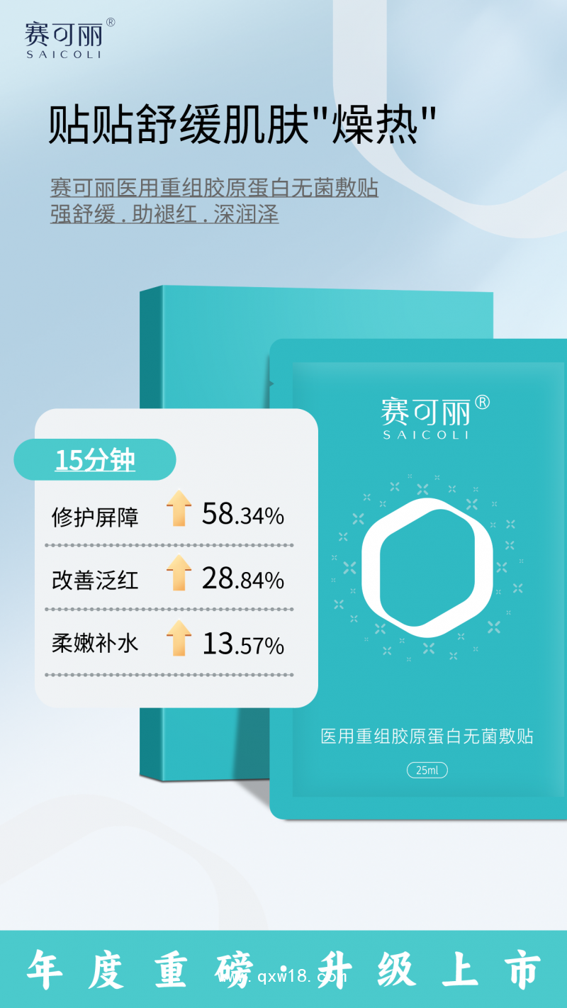 賽可麗醫(yī)用重組膠原蛋白無菌敷貼