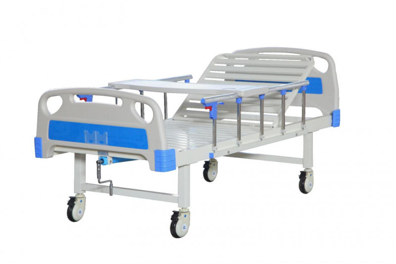 方管單搖護理床，醫(yī)療床，手搖式病床