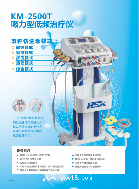 低頻治療儀廠家百士康KM-2500T