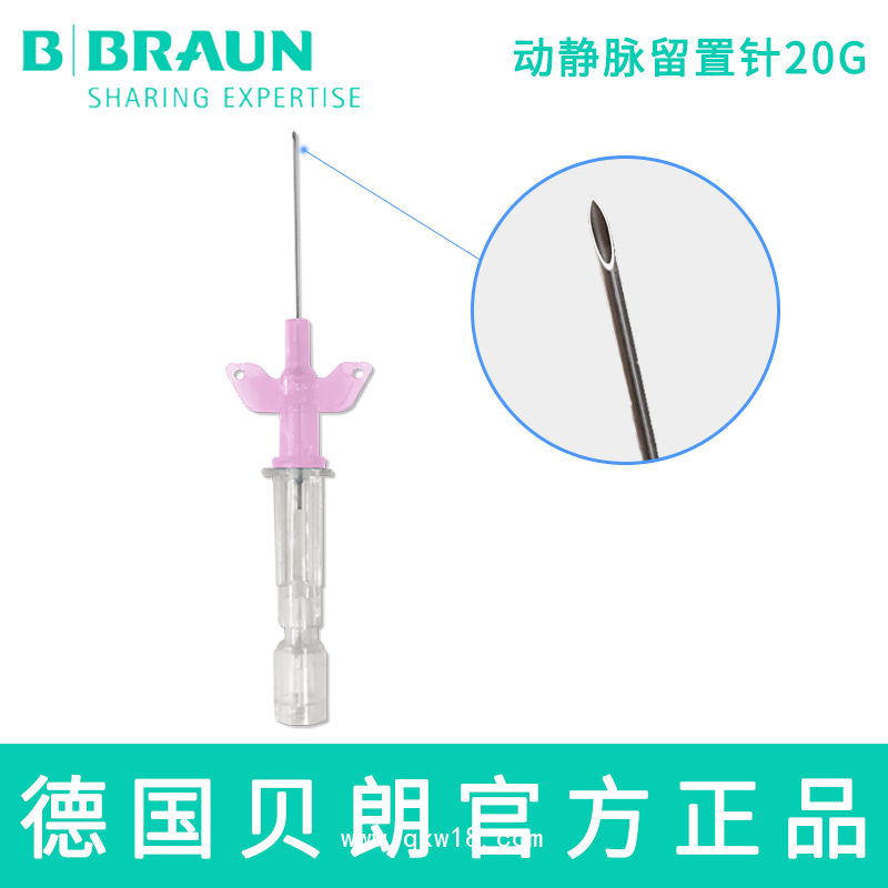 德國貝朗動靜脈留置針I(yè)ntrocan-W英初康20G直型密閉式帶翼