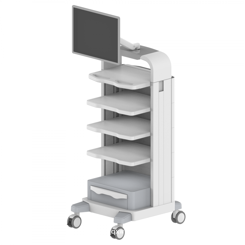 TR900醫(yī)用內窺鏡推車耳鼻喉鏡臺車移動工具車設備推車