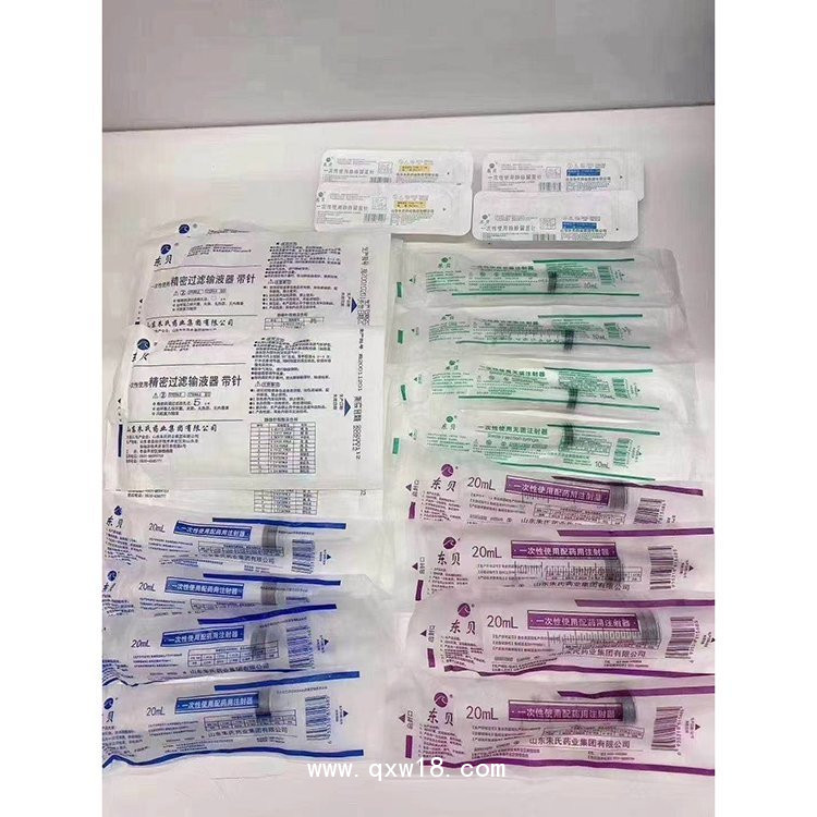 一次性使用無菌注射器，1ML、3ML、5ML等